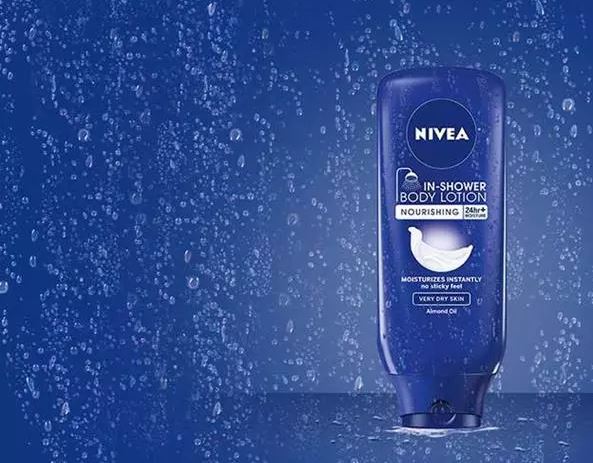 nivea in shower body lotion